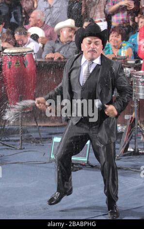 Lupillo Rivera durante su concierto en el Palenque de la Expogan, el 10 de Mayo del 2013 en Hermosillo. Stockfoto