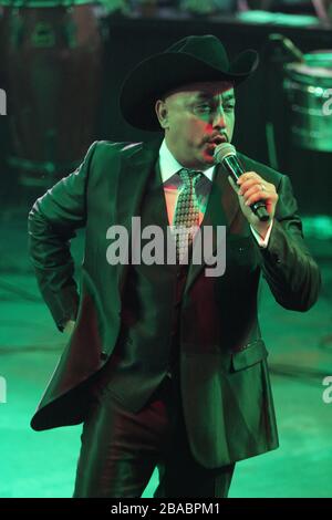 Lupillo Rivera durante su concierto en el Palenque de la Expogan, el 10 de Mayo del 2013 en Hermosillo. Stockfoto