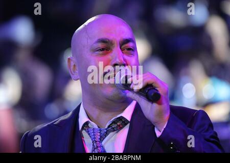 Lupillo Rivera durante su concierto en el Palenque de la Expogan, el 10 de Mayo del 2013 en Hermosillo. Stockfoto