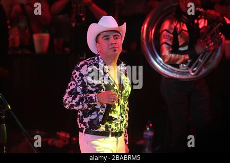 Tito Torbellino durante su concierto en el Palenque de la ExpoGan el 27 de abril 2013 en Hermosillo Sonora. . * Foto:©LuisGutierrez* Stockfoto