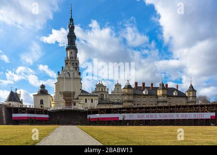 Kloster Jasna Góra. Stockfoto