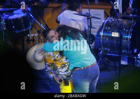 Espinoza Pas se presento en el palenque de la Expogan 2014. 2. Mai 2014 Stockfoto