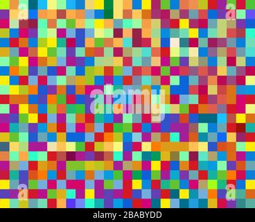 Einfacher Vintage Computerspiel-Pixelstil. Stockfoto