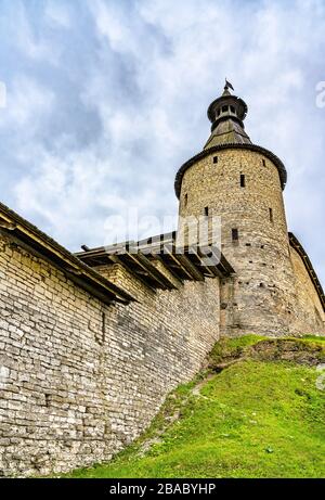 Pskov Krom, ein kreml in Russland Stockfoto