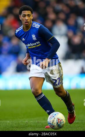 Jude Bellingham von Birmingham während der Sky Bet Championship im St Andrew's Billion Trophy-Stadion Stockfoto
