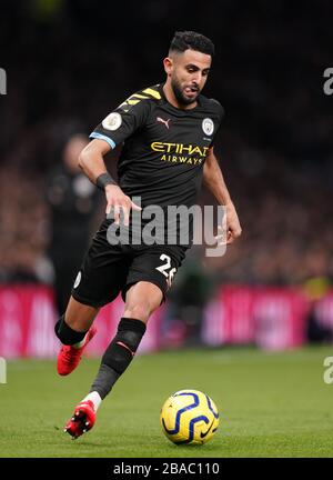 Von Manchester City Riyad Mahrez Stockfoto