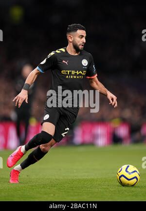 Von Manchester City Riyad Mahrez Stockfoto