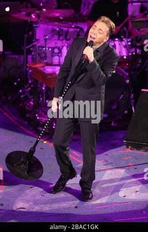 Cristian Castro durante la noche de su concierto 17 Mayo 2017 y madrugada del día 18 en el palenque de la Expogan. ( Foto/Luis Gutierrez/NortePhoto.c Stockfoto