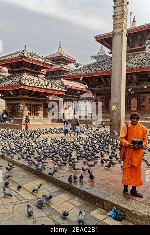 Kathmandu, Nepal. Februar 2014. Hanuman Dhoka, Durbar Square, Kathmandu, Nepal. Kredit: Bernard Menigault/Alamy Stock Photo Stockfoto