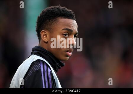 Von Arsenal Joe Willock Stockfoto
