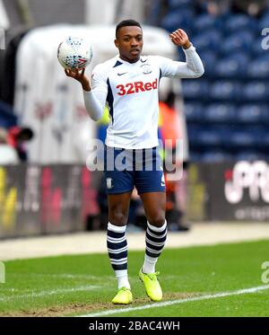 Darnell Fisher von Preston North End in Aktion Stockfoto