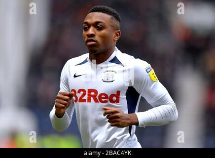 Darnell Fisher von Preston North End in Aktion Stockfoto