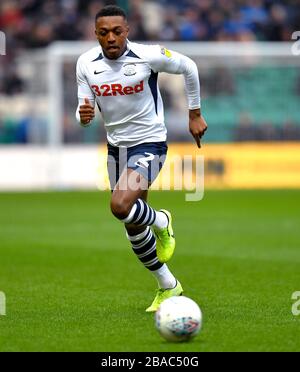 Darnell Fisher von Preston North End in Aktion Stockfoto