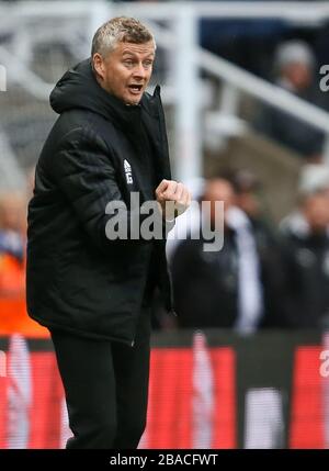 Manager von Manchester, Ole Gunnar Solskjaer - Newcastle United gegen Manchester United, Premier League, St James' Park, Newcastle upon Tyne, Großbritannien - 6. Oktober 2019 nur redaktionelle Verwendung - es gelten Einschränkungen für DataCo Stockfoto