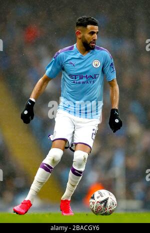 Von Manchester City Riyad Mahrez Stockfoto