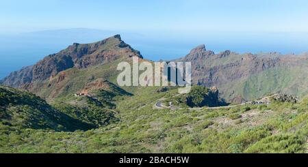 TeNo Berge in der Nähe von Masca Dorf, Tenera, Kanarische Inseln, Spanien Stockfoto