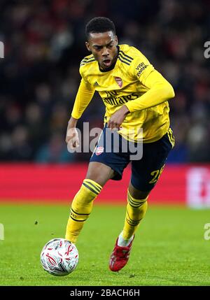 Von Arsenal Joe Willock Stockfoto