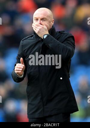 Burnleys Manager Sean Dyche Stockfoto