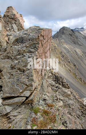 Lawinenspitze im Arthur's Pass National Park Stockfoto