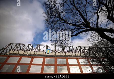 Allgemeiner Blick auf den Park der Villa vor dem Spiel Stockfoto