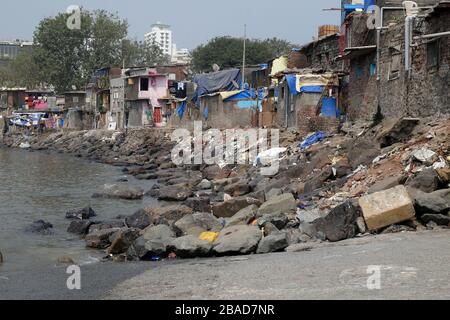 Colaba Fishing Village, Südende der Stadt Mumbai, Indien Stockfoto