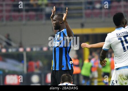 romelu lukaku (inter) während der italienischen Serie A Fußballsaison 2019/20, italien, Italien, 01. Januar 2020, Fußball-Spiel der italienischen Serie A Stockfoto