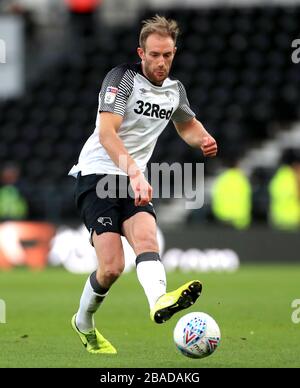 Matt Clarke von Derby County im Einsatz Stockfoto