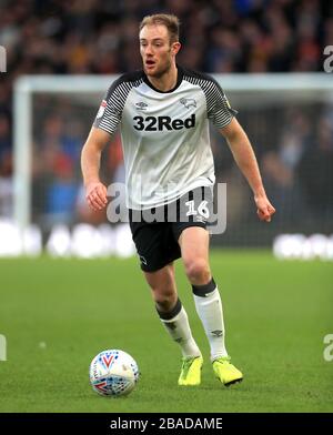 Matt Clarke von Derby County im Einsatz Stockfoto