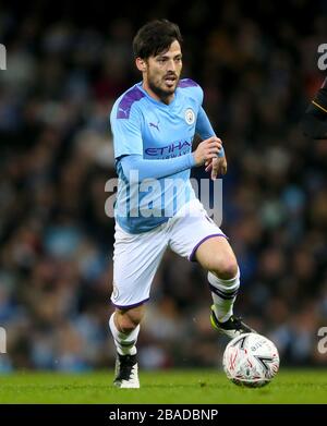 Manchester Citys David Silva Stockfoto