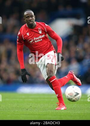 Albert Adomah von Nottingham Forest in Aktion Stockfoto