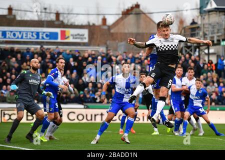 Der Kyle McFadzean von Coventry City in Aktion Stockfoto