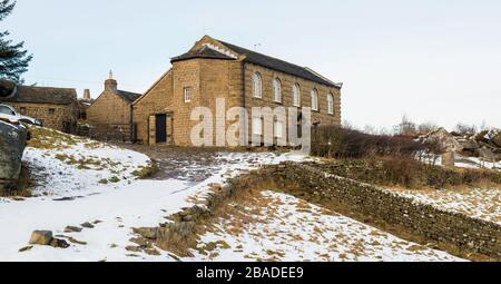 Das Besucherzentrum in Brimham Rocks in Nidderdale, North Yorkshire Stockfoto