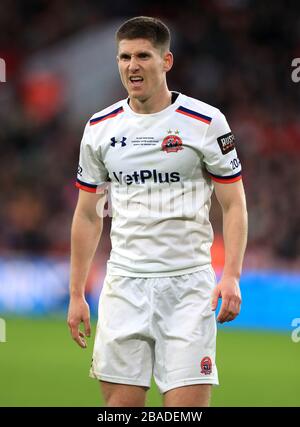 Danny Philliskirk von AFC Fylde Stockfoto