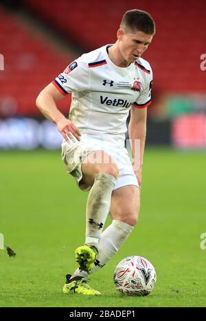 Danny Philliskirk von AFC Fylde Stockfoto