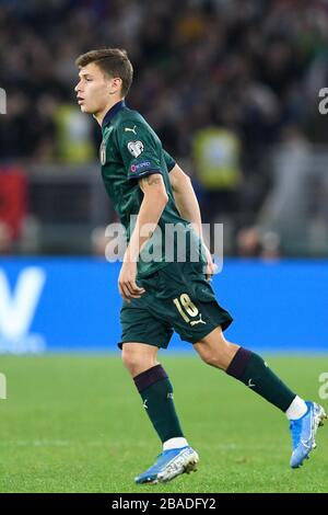 Rom, Italien. Januar 2020. nicol&#xf2; Barella (inter) während der Saison 2019/20 der italienischen Nationalmannschaft, italienische Fußballmannschaft in Rom, Italien, 01. Januar 2020 Gutschrift: Unabhängige Fotoagentur/Alamy Live News Stockfoto