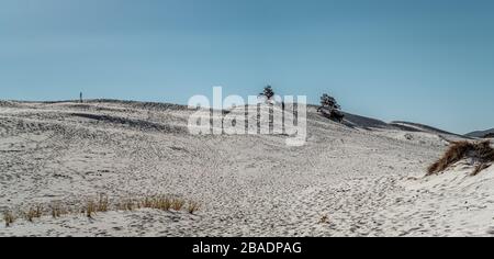 Wundervolle große Dünen im Südwesten von Sardinien. Porto Pino, Sant'Anna Arresi, Provinz Carbonia und Iglesias, Sardinien, Italien. Stockfoto