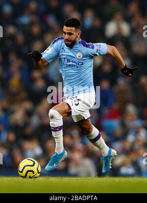 Von Manchester City Riyad Mahrez Stockfoto