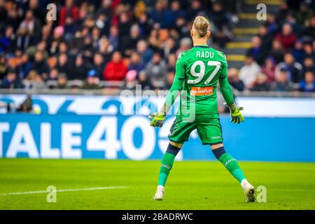 Ionut Andrei Radu von Genua CFC während der italienischen Fußball-Serie A Saison 2019/20 von Genua CFC - Fotogutschrift Fabrizio Carabelli /LM/ Stockfoto