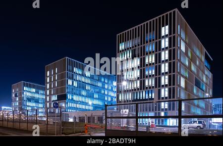 RUSSLAND, MOSKAU - 26. März 2020: Krankenhaus Kommunarka in Moskau - 19 Übernachtungen Stockfoto