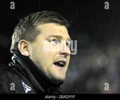 MK Dons Manager Karl Robinson Stockfoto