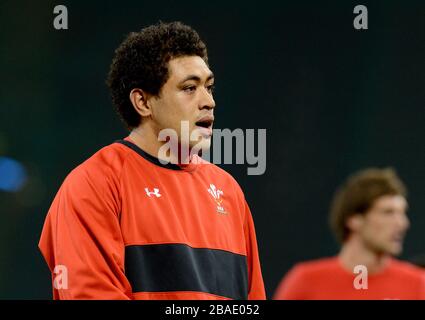 Toby Faletau, Wales Stockfoto