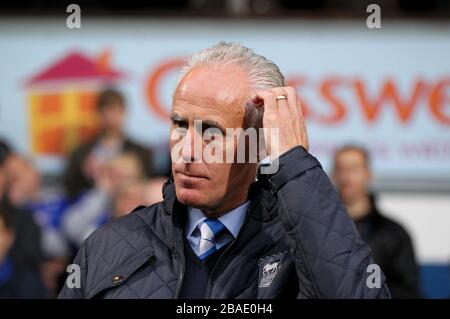 Ipswich Town Manager Mick McCarthy auf der Touchline Stockfoto