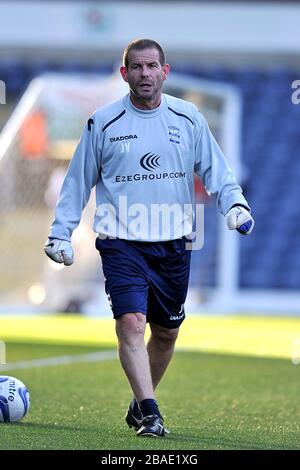 John Vaughan, Torwarttrainer von Birmingham City Stockfoto