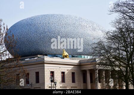 Zwolle, Netherlands-Februar 2020; Museum de Fundatie ist ein Museum für bildende Kunst in Zwolle, Niederlande. Das Museum de Fundatie ist Teil des Stockfoto