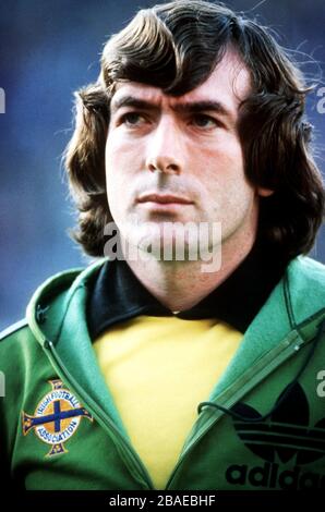 Pat Jennings, nordirischer Torhüter Stockfoto