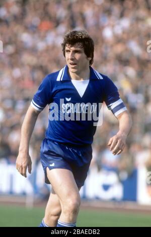 Klaus Fischer, Schalke 04 Stockfoto