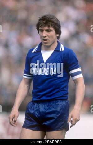 Klaus Fischer, Schalke 04 Stockfoto