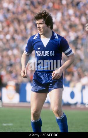 Klaus Fischer, Schalke 04 Stockfoto