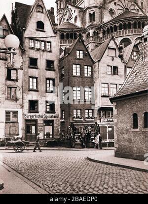 Altstadt, Köln, Deutschland, 1934 Stockfoto