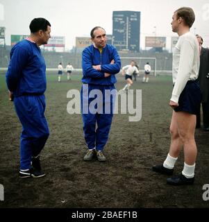 England-Manager Sir Alf Ramsey Stockfoto